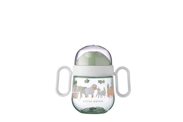 Mepal Mio - Little Farm 108012565399 Antitropf-Trinklernbecher 2.0 200ml