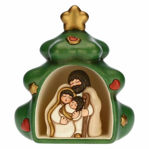 Thun Krippen S3127A91 Weihnachtsbaum mit Minikrippe