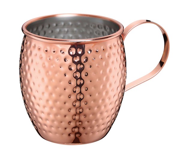 Cilio Moscow Mule 200416 Becher 0,5l Hammerschlag