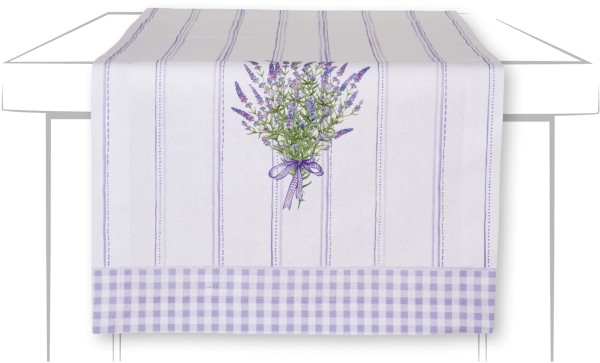 IHR Lavender Harmony Light Lilac STR1097789 Tischläufer 45 x 150 cm